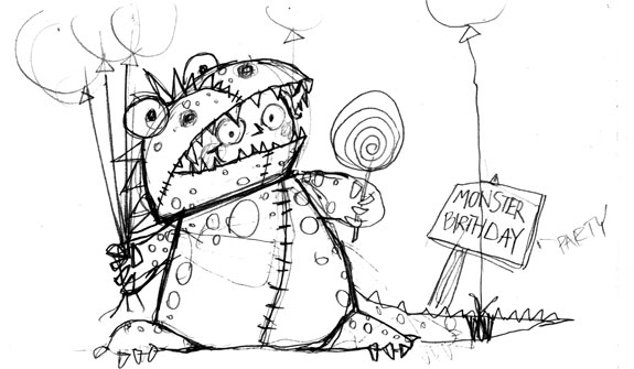 monster sketch