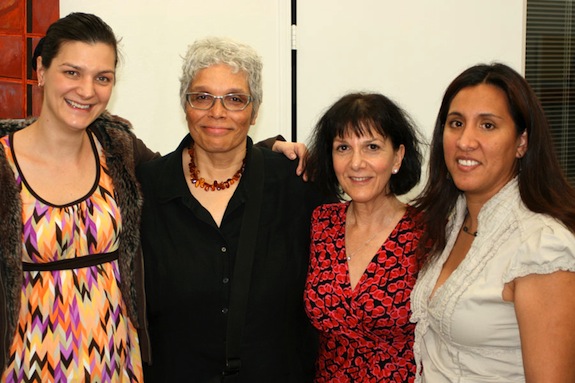 Tanja Bauerle, Pat Cummings, Michelle Parker-Rock and me