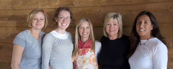 Tina, Kirsten, Claudine, Debbi and I.