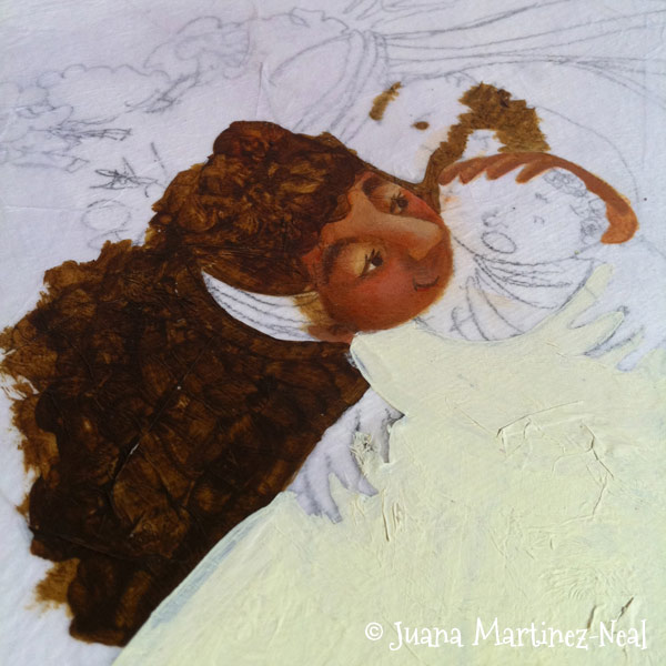 Detail of Mary's Face Detail of Mary's Face