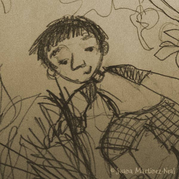 Initial Sketch for Looking for Lucecita Initial Sketch for Looking for Lucecita