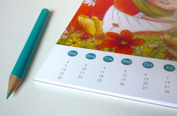 Storybook Brushes 2013 Calendar Giveaway - Detail