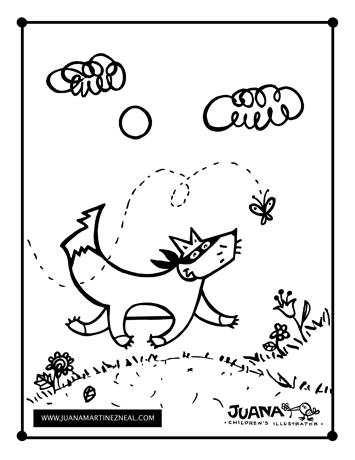 Morning! - Coloring Page Morning! - Coloring Page